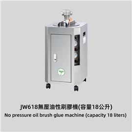 JW618无压油性刷胶机