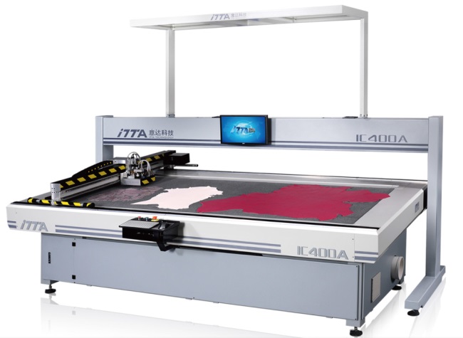 IC400A intelligent vibratory knife leather cutting machine (single head)
