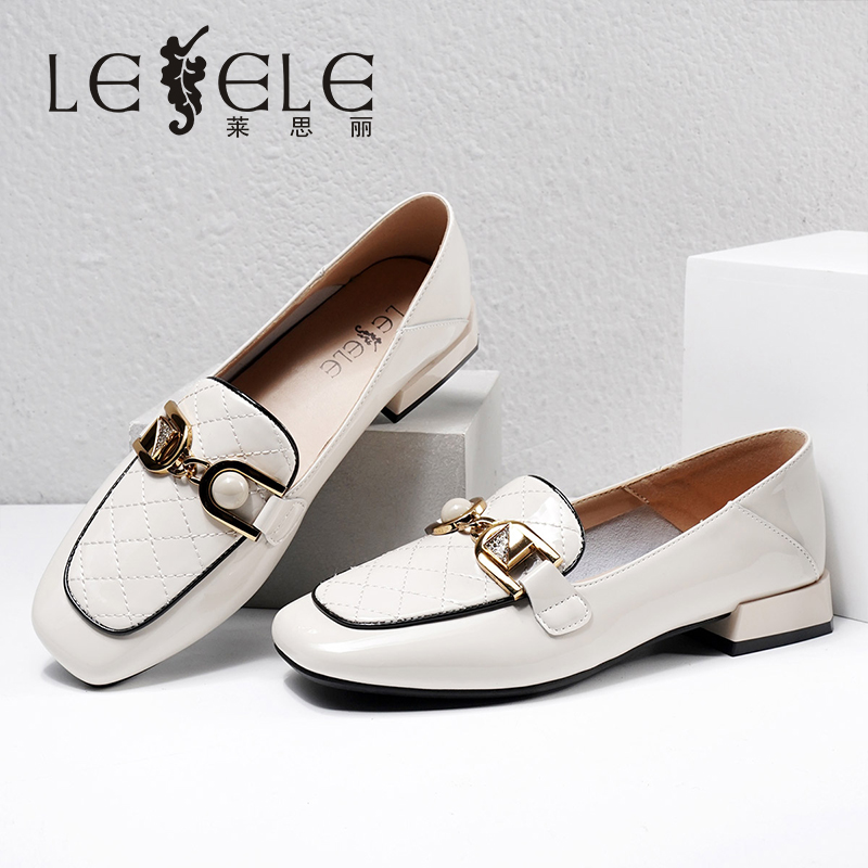 LESELE|莱思丽2022春季新款优雅羊皮橡胶底时装鞋LA7773