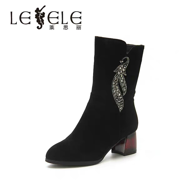 LESELE|Suede warm boots, women