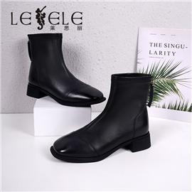  LESELE | Leslie 2022 Winter New Style Square Head Comfortable Thick Heel Women's Boots LD10539