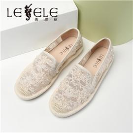 LESELE|Women's one foot open mesh shallow single shoe (la7371)