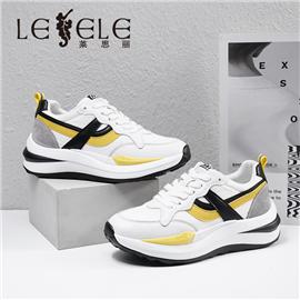  LESELE | Leslie 2022 Spring New Fashion Splice Cowhide Sports Casual Shoes LA5478