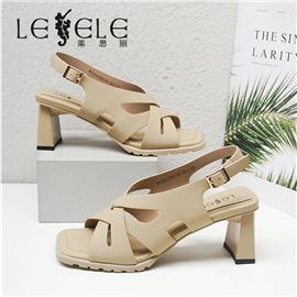LESELE|萊思麗2022春季新款時尚女士涼鞋LB3893