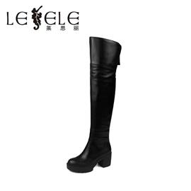 LESELE|Thick-heeled boots, high-heeled boots, women's boots, LD4109