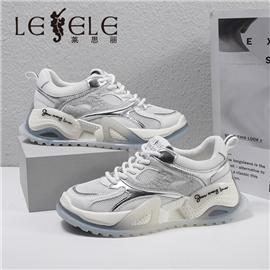  LESELE | Leslie 2022 Spring New Fashion Color Contrast Mesh Sports Casual Shoes LA8304