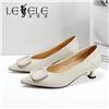  LESELE | Leslie 2021 Autumn New British Classic Lambskin Rubber Sole Fashion Shoes LC8961