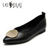 LESELE|Flat sole female soft leather soft fairy shoes grandma shoes LC5617