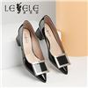 LESELE|Shallow square buckle small fragrant work shoes female | la6442