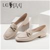 LESELE|萊思麗2022春季新款時尚複古方頭英倫時裝鞋LA4292