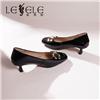 LESELE|萊思麗2022秋季新款時尚職業女鞋細跟高跟鞋LC10481