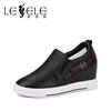 Lesele single shoe with hollow, breathable and increased interior casual shoes