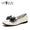 LESELE| Butterfly, sequined patent leather commuter loafers|LC6219