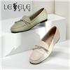 LESELE|Chunky British retro loafers and leather shoes|LA6674