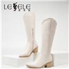 LESELE|萊思麗冬季新款複古長筒騎士靴 LD7964