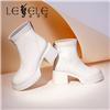 LESELE|莱思丽2022冬季新款时尚百搭厚底中筒靴LD10517