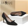 LESELE|Professional ol work shoes leather women's single shoes|LA535