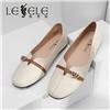 LESELE|Low heel soft sole casual slip on women's single shoe (la6649)