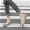 LESELE|Single shoe women's Korean shallow fashion flat heels la5204