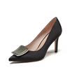 LESELE|Women's autumn new style light mouth shoes with skirt and thin heel|LA5354