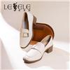 LESELE|莱思丽2022秋季新款时尚舒适粗跟时装乐福鞋LC10498