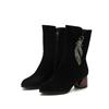 LESELE|Suede warm boots, women's boots, LD4684