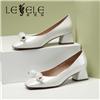 LESELE|Square head buckle and shallow commuter shoe | la5453