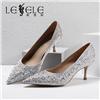 LESELE|莱思丽2022春季新款优雅时尚百搭进口超纤高跟鞋LA7148