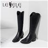 LESELE|萊思麗冬季新款複古長筒騎士靴 LD7964
