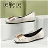 LESELE|Mix and match Vintage cowhide soft sole single shoes women's ma9062