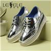 LESELE|Thick soled high casual British shoes