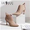 LESELE|莱思丽冬季新款尖头百搭细跟短靴 LD7992