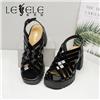 LESELE|莱思丽2022夏季新款时尚网格舒适凉鞋LB2386