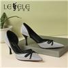 LESELE|Empty shoes, leather, shallow stilettos, red shoes | ma9297