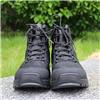 悍戈35051突擊者戰術靴通勤靴高幫皮鞋真皮透氣舒適黑色皮鞋男鞋