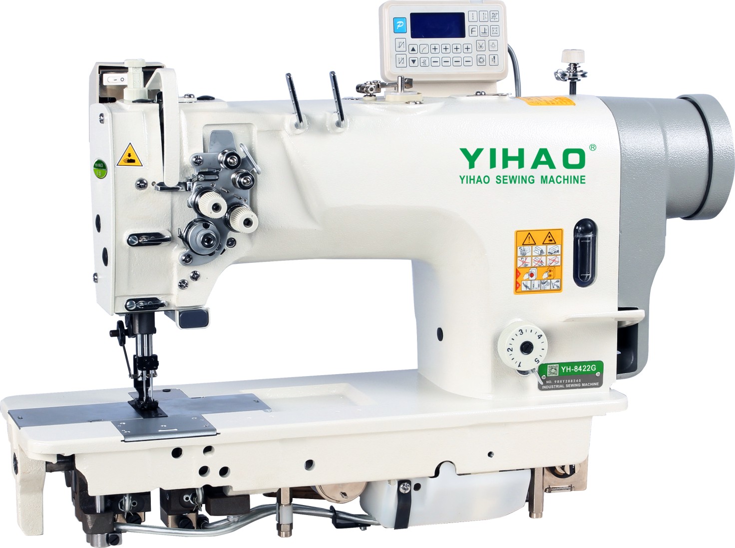 Yh-8422 / 8452 / 8722 / 8752 direct drive double needle computerized flat sewing machine