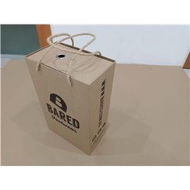 牛皮纸抽屉式鞋盒