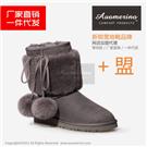 可爱童靴雪地靴批发图片