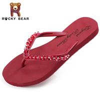 ROCKY BEAR/洛克熊夏季女拖鞋2017新款潮外穿韩版平底学生百搭 sl10图片