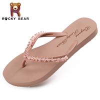 ROCKY BEAR/洛克熊夏季女拖鞋2017新款潮外穿韩版平底学生百搭 sl10图片
