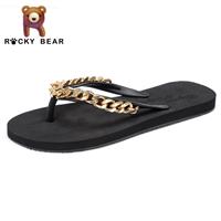 ROCKY BEAR/洛克熊凉拖鞋女夏2017时尚百搭韩版防滑学生女人字拖SL09图片