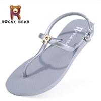 ROCKY BEAR/洛克熊夏季2016新款百搭凉鞋女夏平底韩国学生简约 W23图片