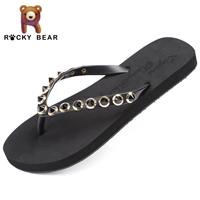 ROCKY BEAR/洛克熊浴室人字拖女夏防滑平底韩国学生休闲百搭拖鞋SL06图片