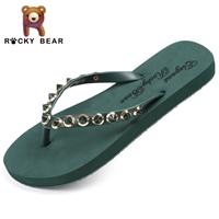 ROCKY BEAR/洛克熊浴室人字拖女夏防滑平底韩国学生休闲百搭拖鞋SL06图片