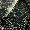 日系星空碎花布料 黑色满天星星印花人造棉 手作衬衣布艺服装面料图片