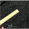 日系星空碎花布料 黑色满天星星印花人造棉 手作衬衣布艺服装面料图片