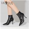 LESELE|莱思丽冬季新款真皮性感尖头细跟踝靴 LD7990图片