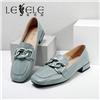 LESELE|莱思丽2022春季新款时尚百搭蛇皮乐福鞋LA7785图片