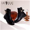 LESELE|莱思丽2022冬新款圆头低跟舒适时尚短靴女鞋LD10511图片