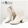 LESELE|莱思丽冬新款耐磨牛皮猪皮橡胶底LD7695图片